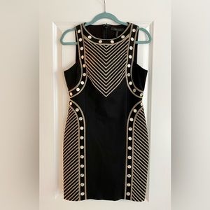 BcbgMaxAzria Gabriella Mirror-Embroidered Dress